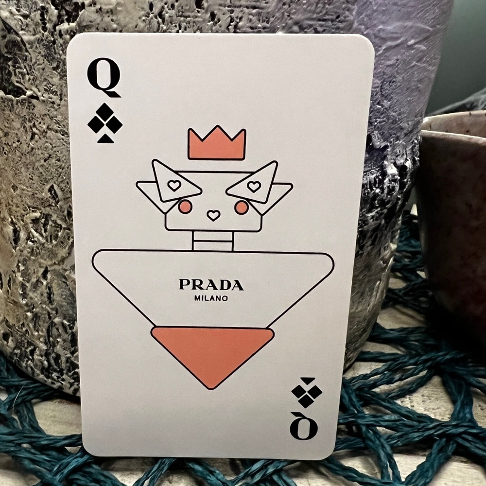 Prada Beauty Playing Card Queen of Spades